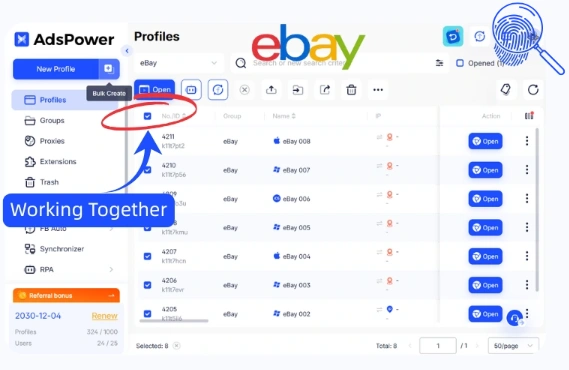 eBay Profiles