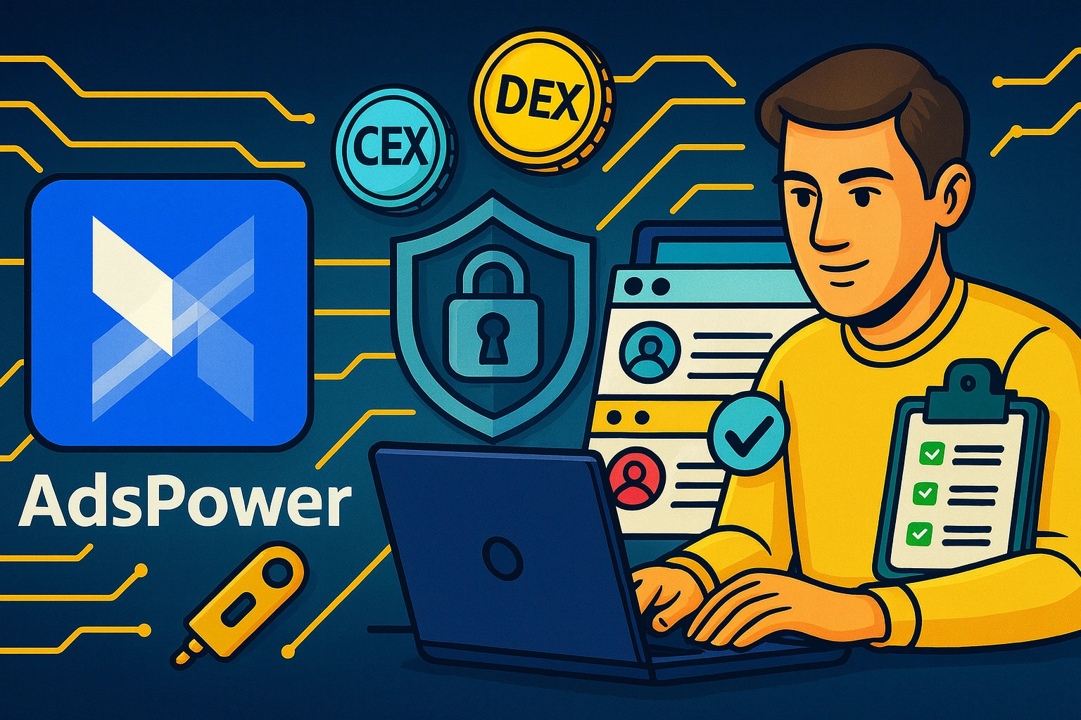How AdsPower Helps Manage Multiple CEX/DEX Accounts Safely