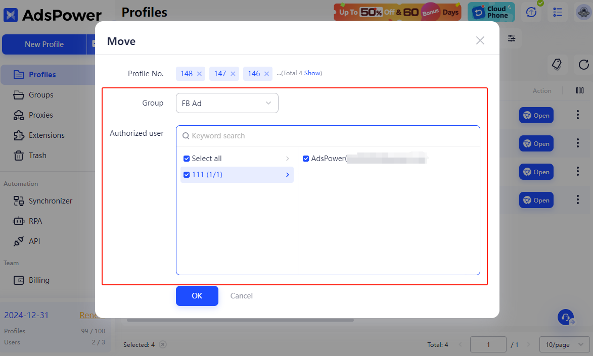 Move to Specific Groups for Categorization and Authorization: