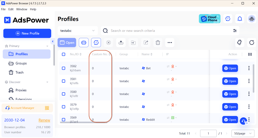 Profile Management Update: Display and Cache Optimization