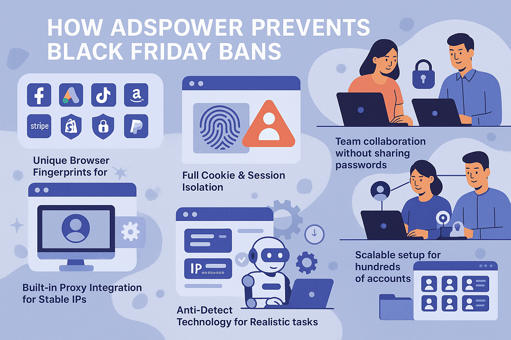How AdsPower Prevents Black Friday Bans