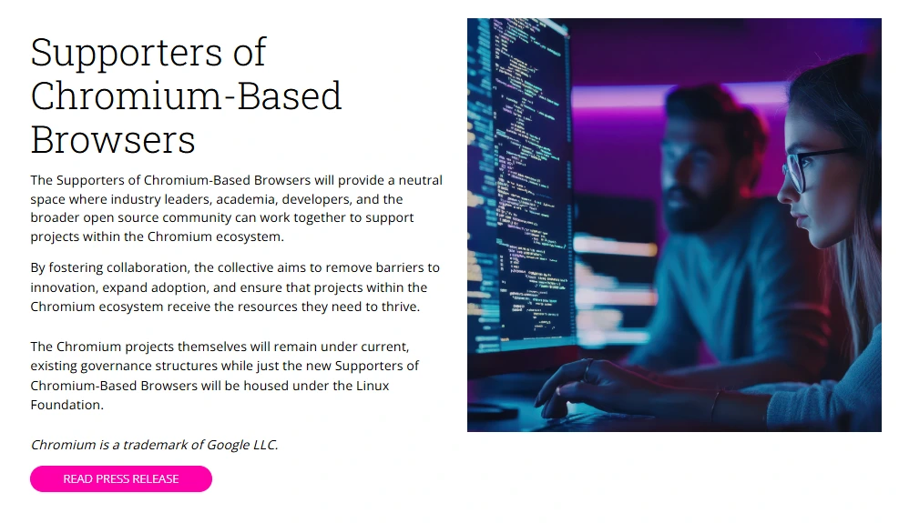 Supporters of Chromium-Based Browsers initiative