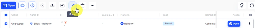 Share Profile Access Securely