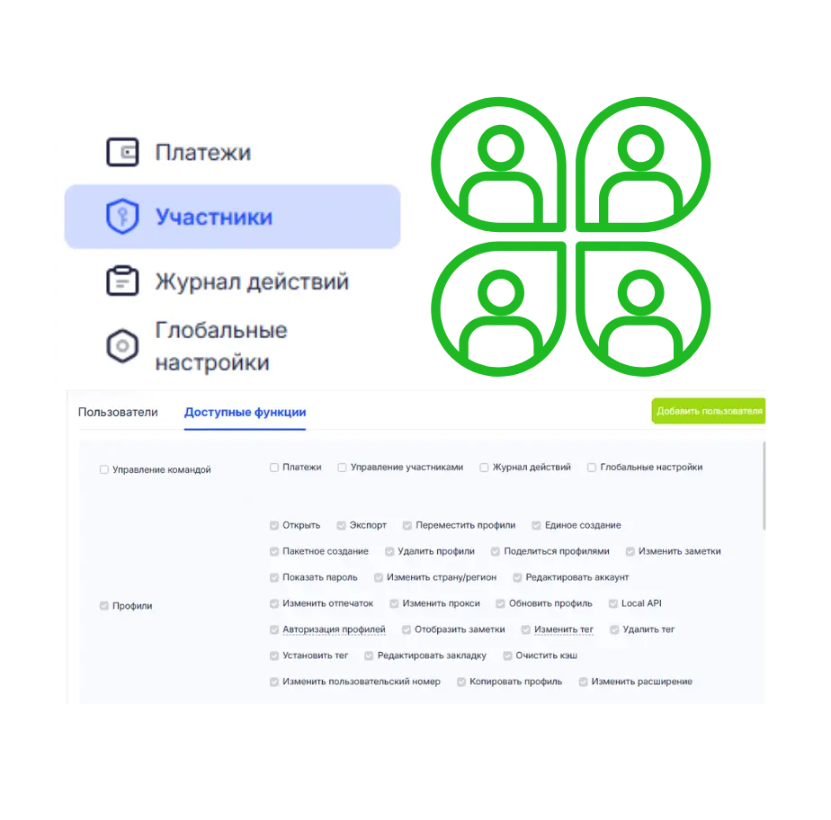 Организуйте безопасное командное взаимодействие с AdsPower
