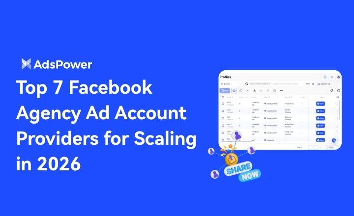 Top 7 Facebook Agency Ad Account Providers in 2026