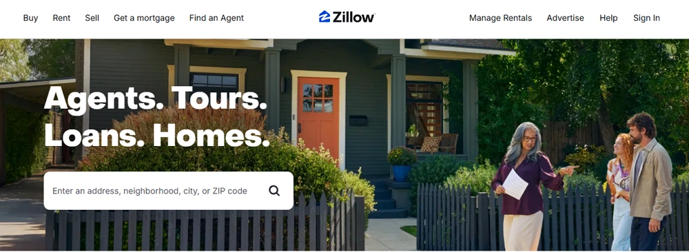 Log in Zillow