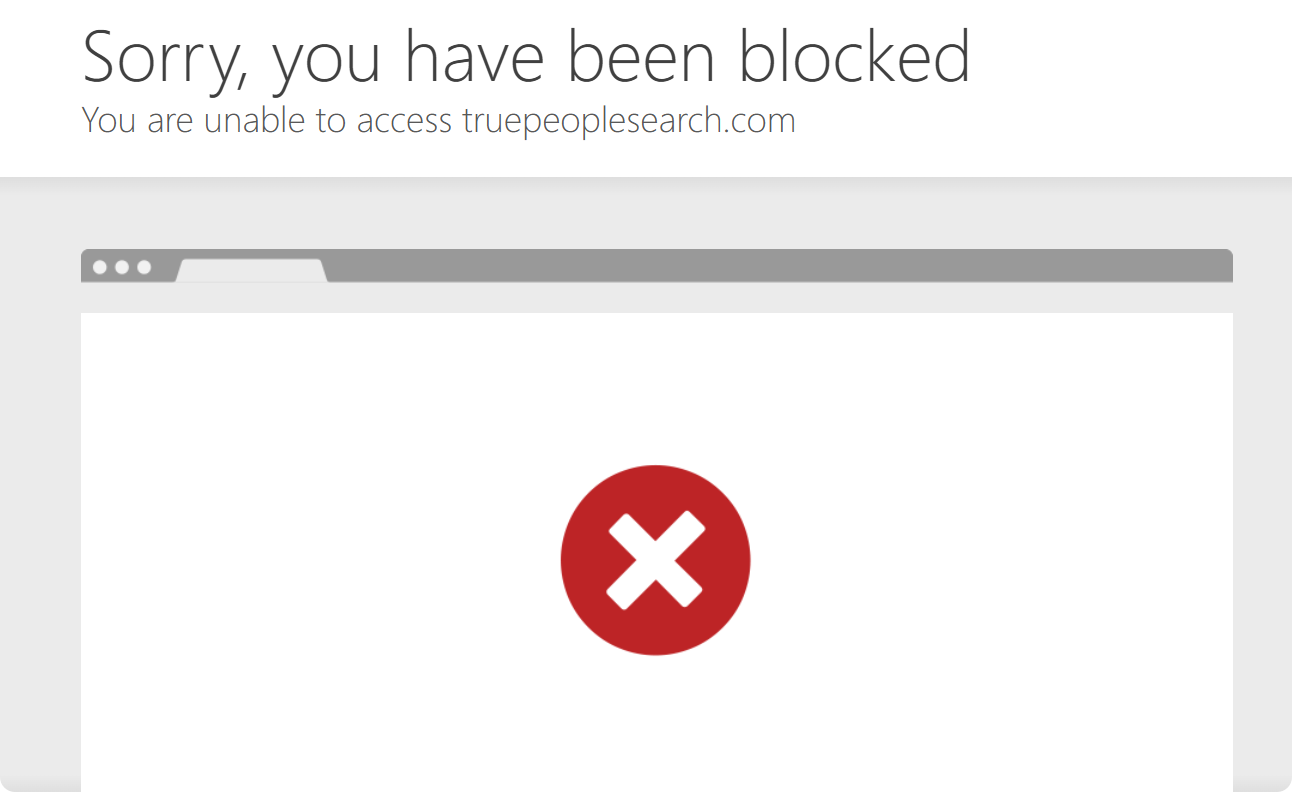 無法訪問truepeoplesearch