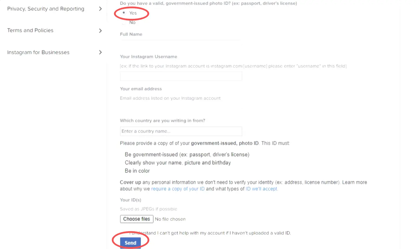 submit-document-for-instagram-account-appeal