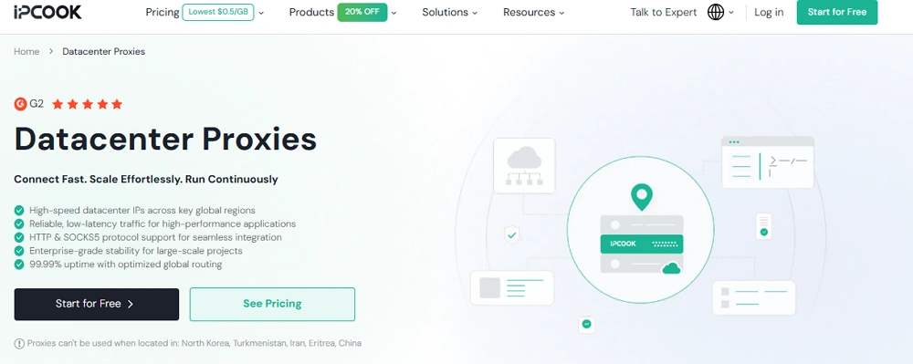 IPcook DataCenter Proxy