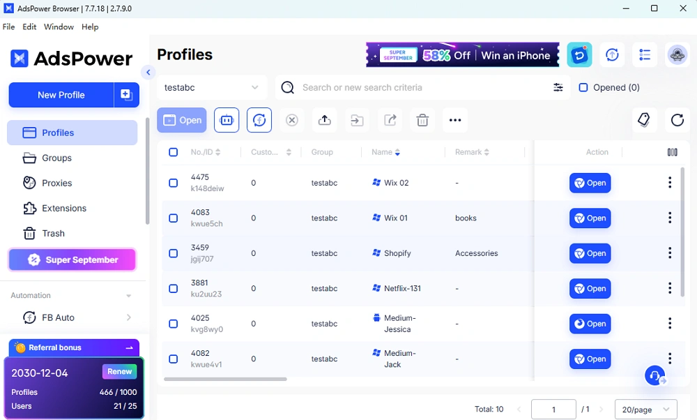 Manage Multiple Blogs