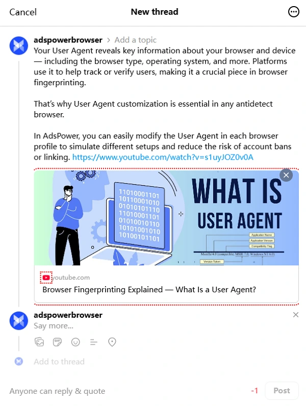 Create High-Quality Post