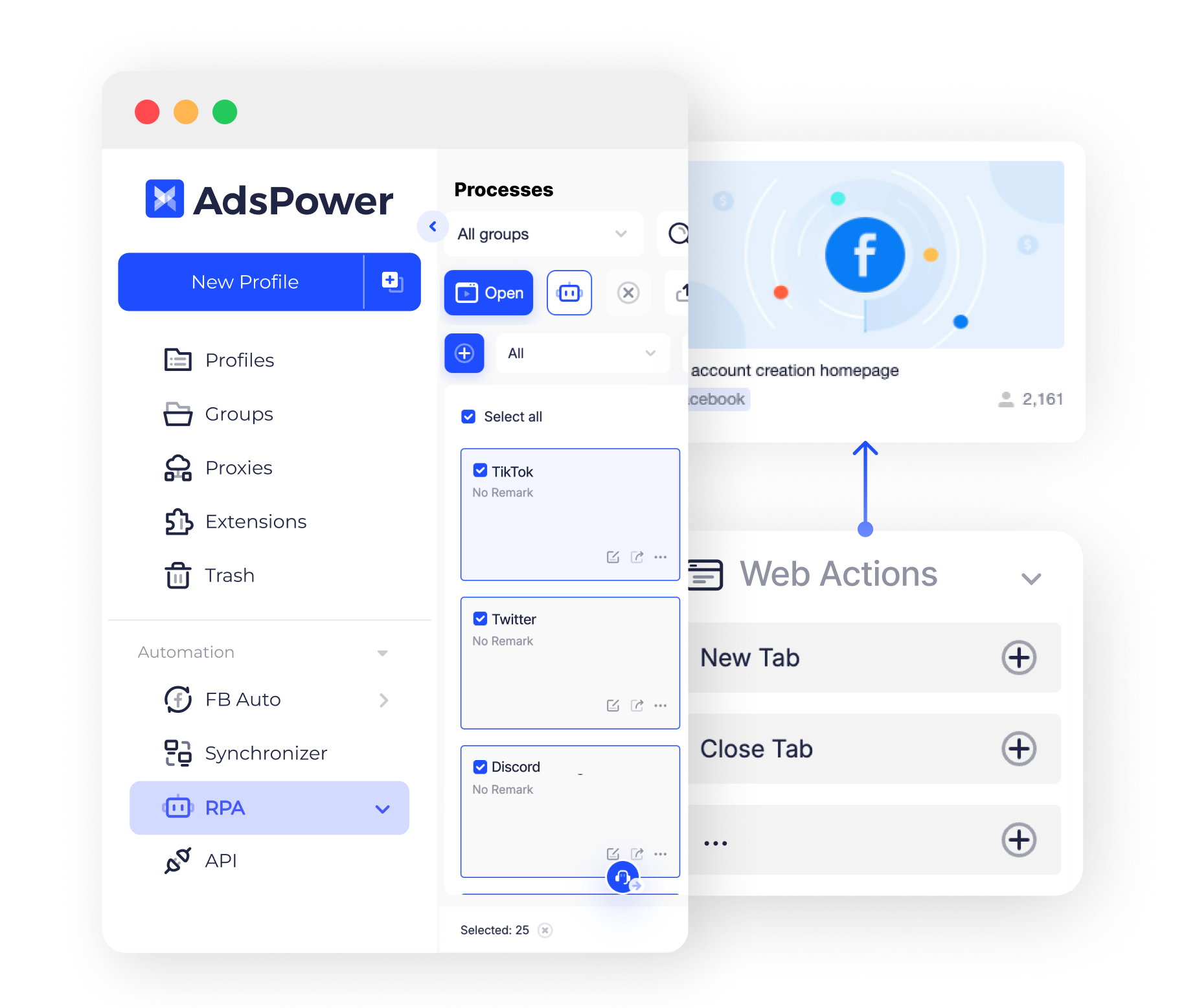 Efficient Automation in Facebook Operation
