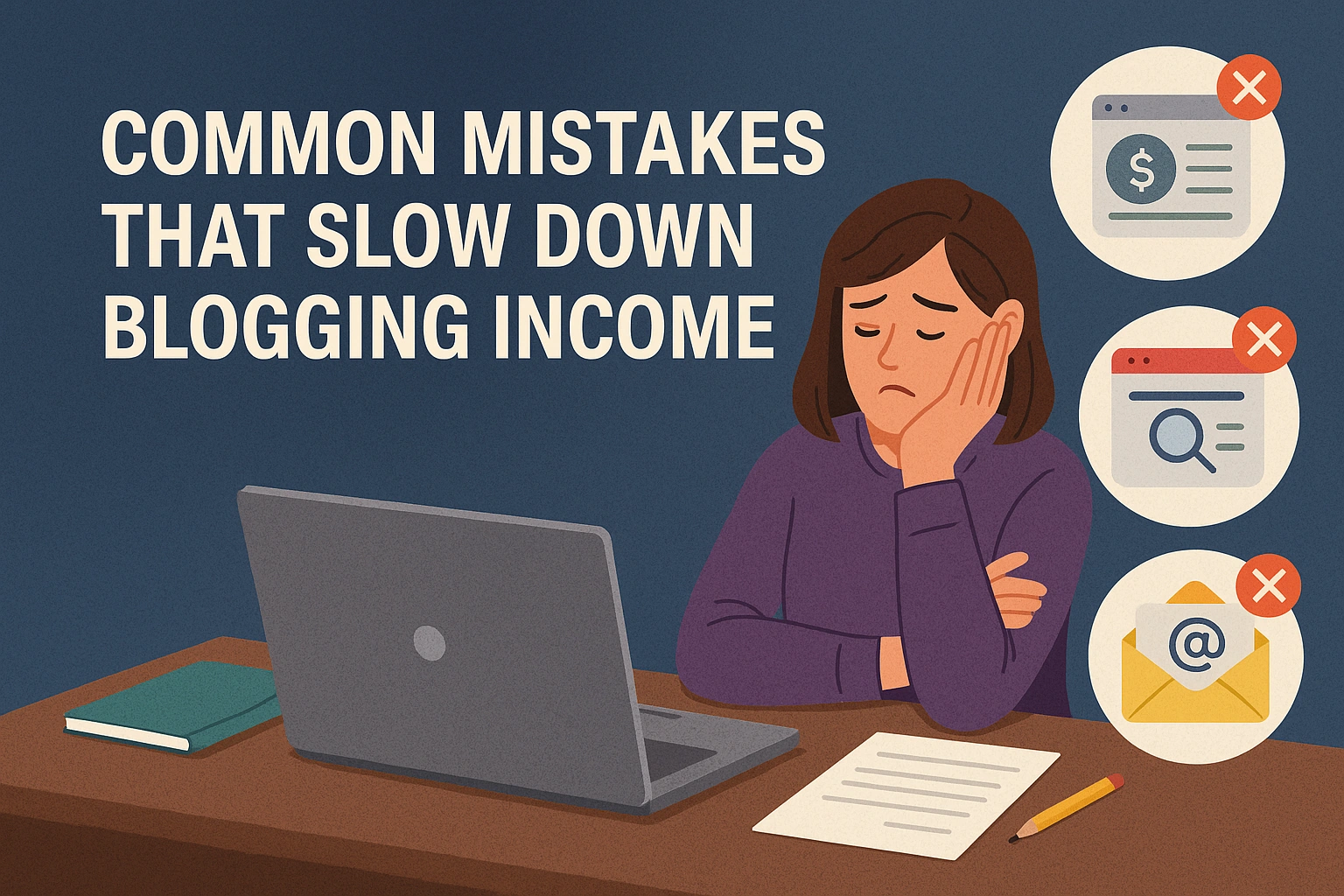 Common Mistakes That Slow Down Blogging Income