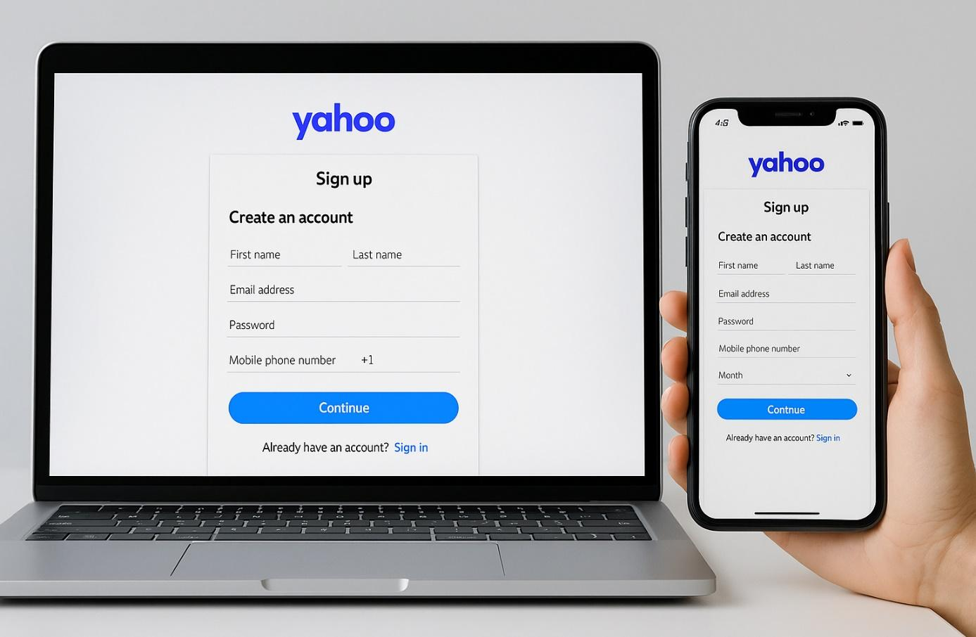 Create Multiple Email Accounts in Yahoo