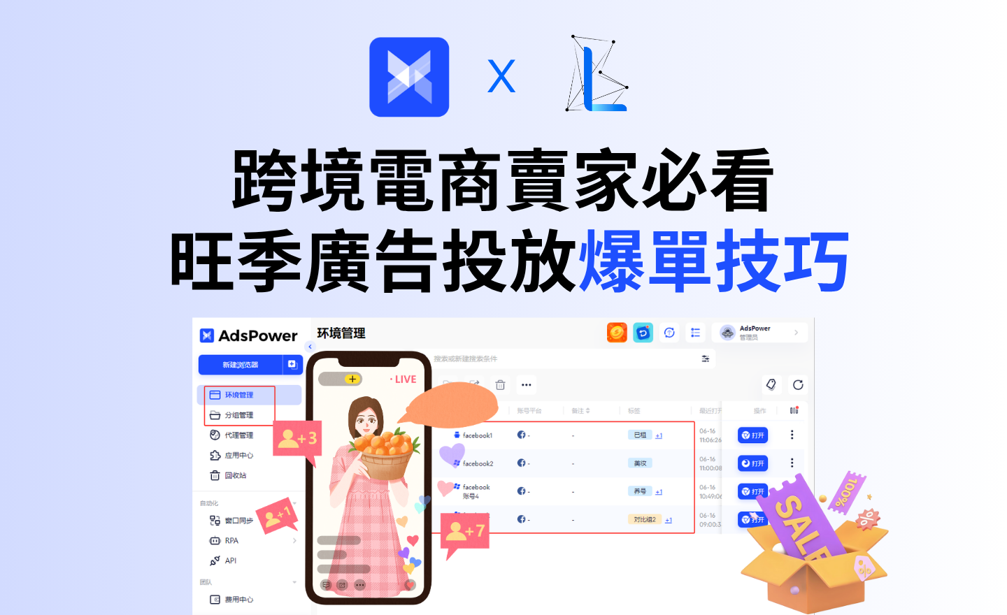 跨境電商賣家必看：旺季投放如何從 “素材低效 + 賬戶封殺” 到爆單
