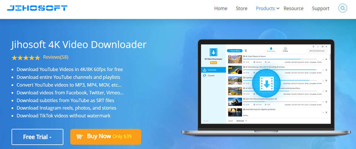 Jihosoft 4K Video Downloader