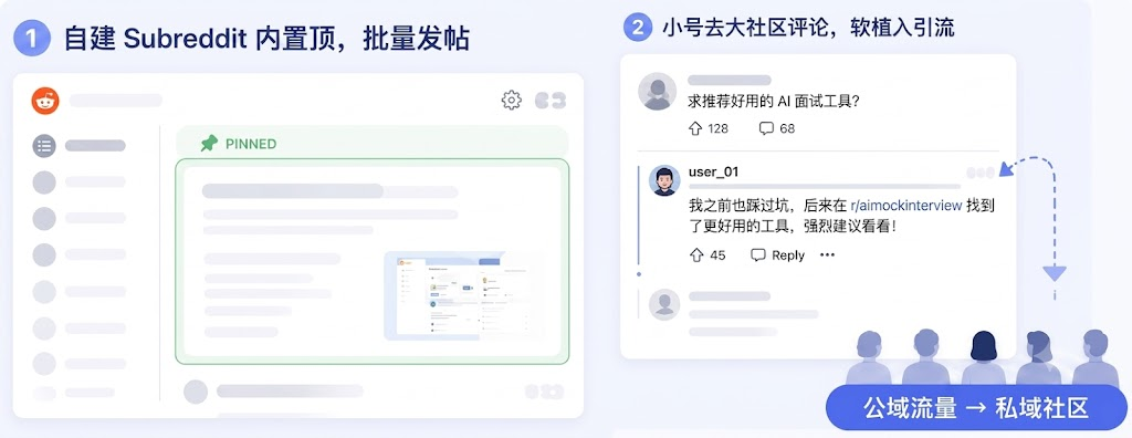 Reddit GEO 邪修打法：自建 Subreddit 垄断赛道搜索流量