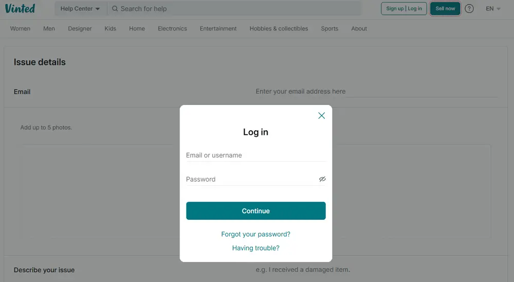 Faça Login Novamente