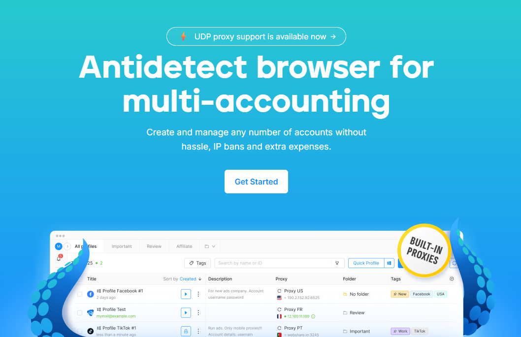Octo Browser指纹浏览器