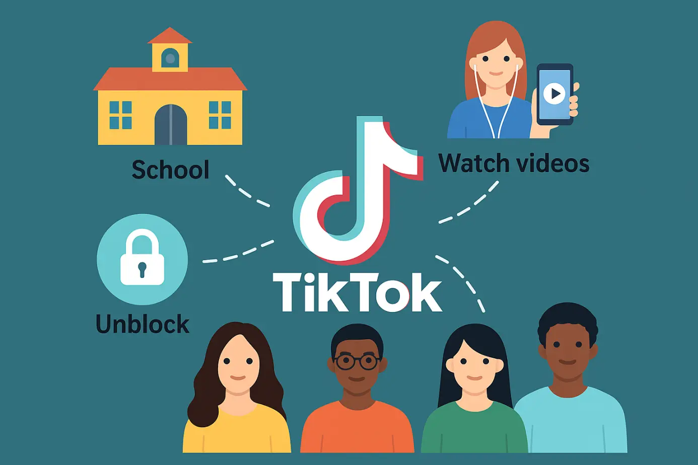 Como Assistir ao TikTok Desbloqueado na Escola
