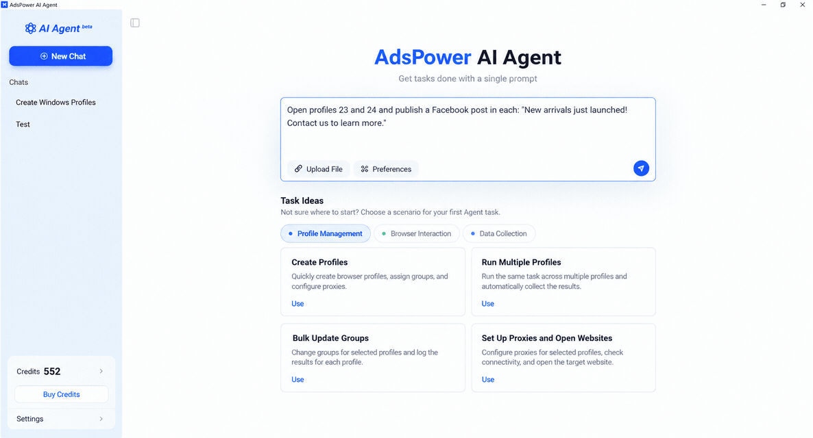 AdsPower Unveils AI Agent, a New Way to Automate Browser Tasks Across Multiple Profiles