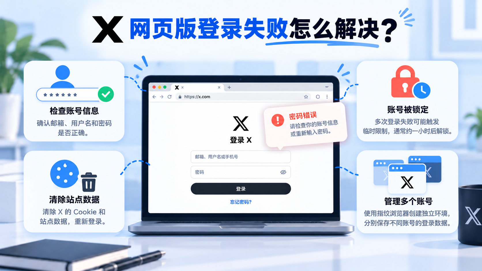 X网页版打不开?登录失败、加载卡顿、验证码收不到一站式解决