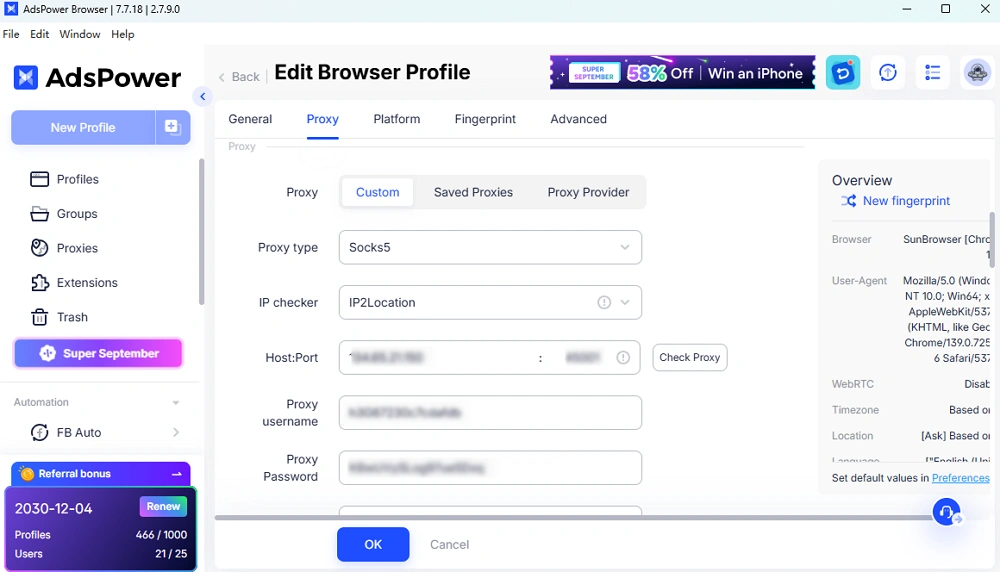 Set Up IP Address