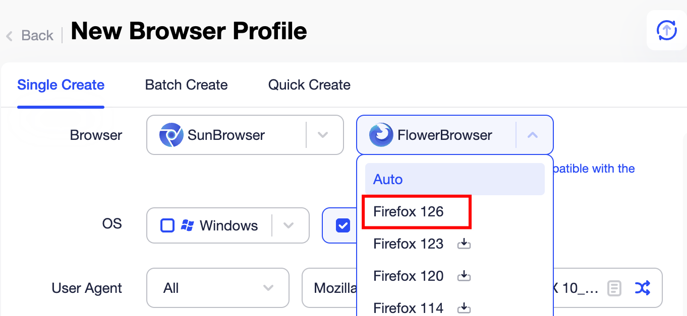 Image showing new kernel in FlowerBrowser