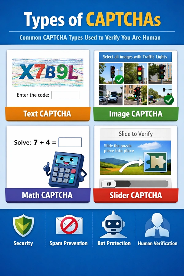 Types of CAPTCHA
