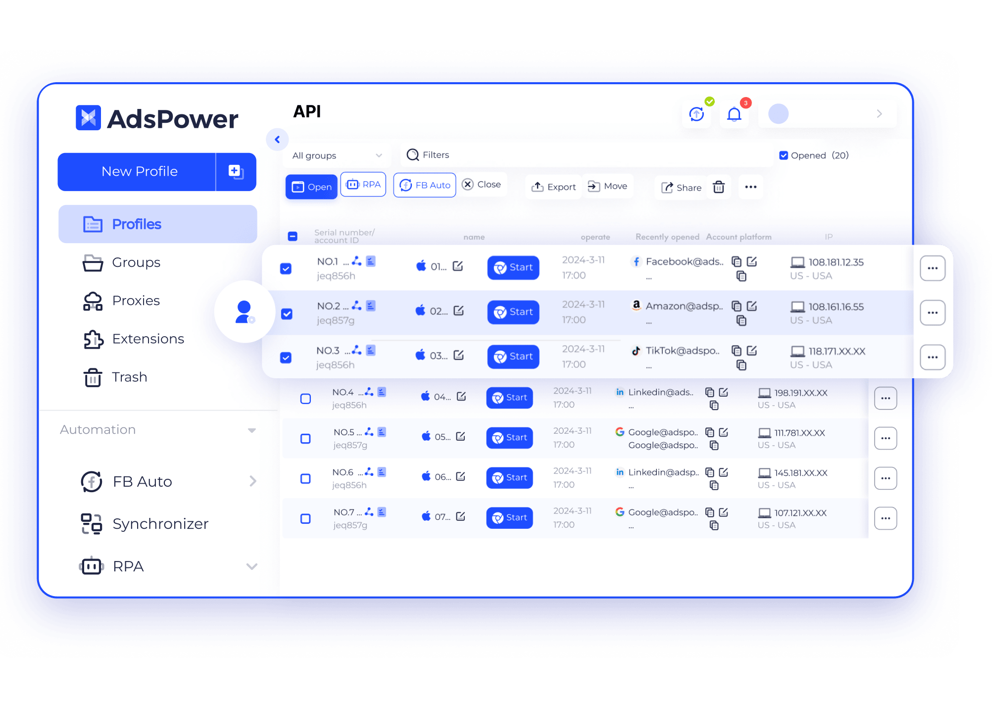 Batch Profiles Management