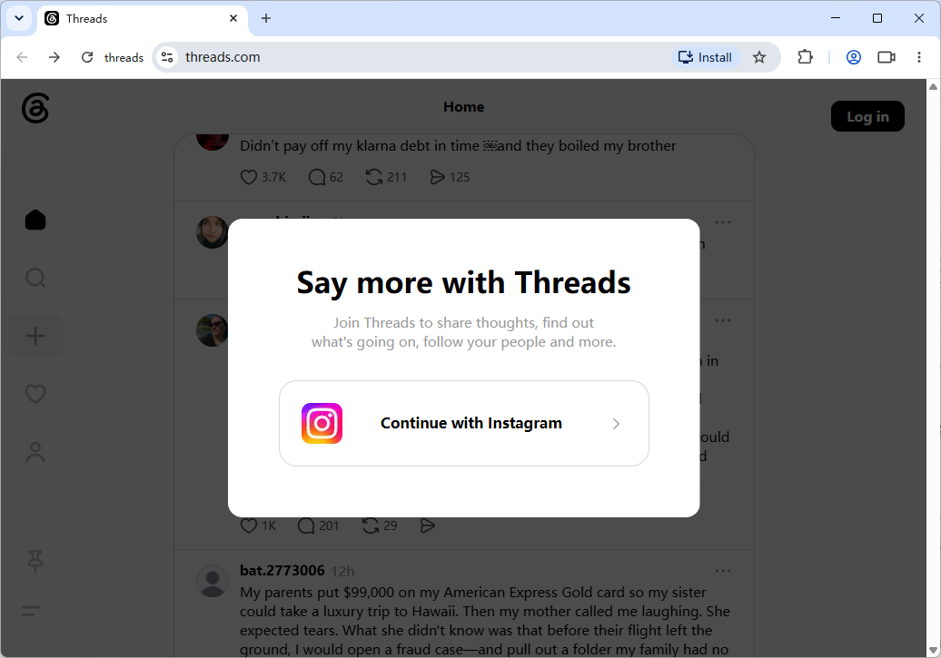 在adspower登录threads