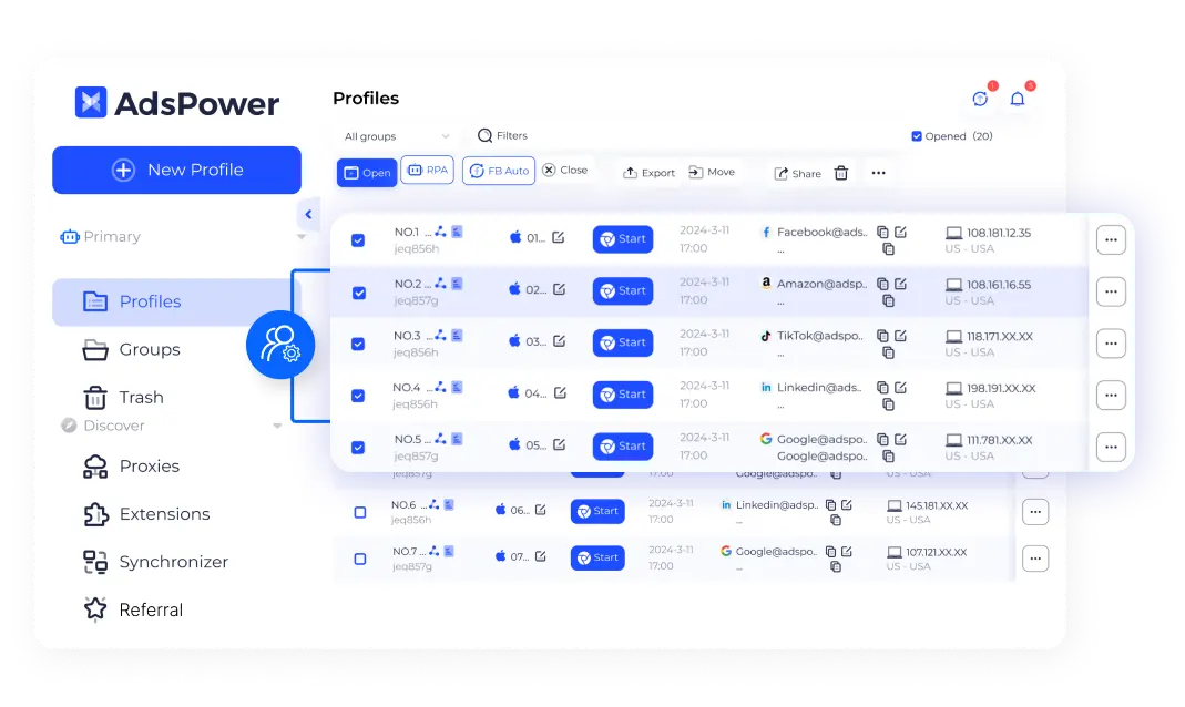 Управление несколькими зарубежными стриминговыми платформами