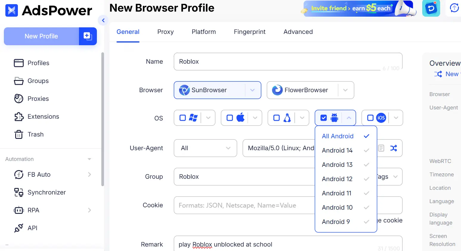 AdsPower Profile