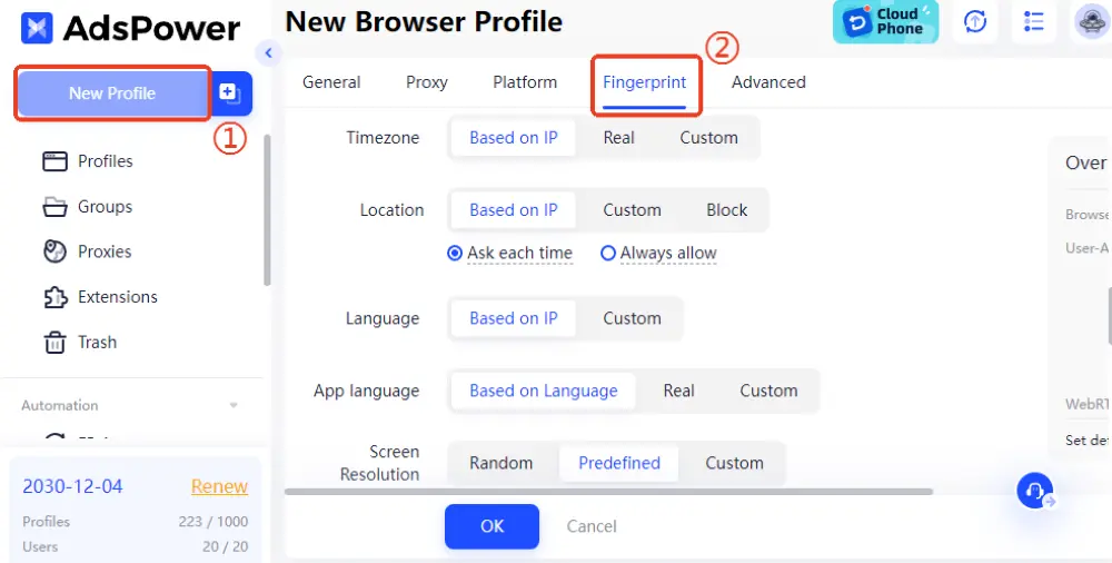 How to Enable 'Disable TLS Features' in AdsPower?