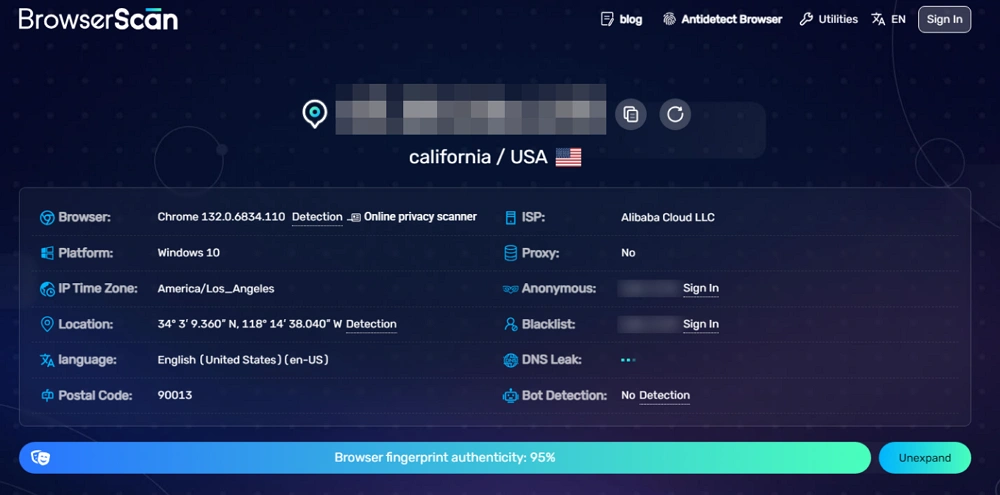 Check IP Status