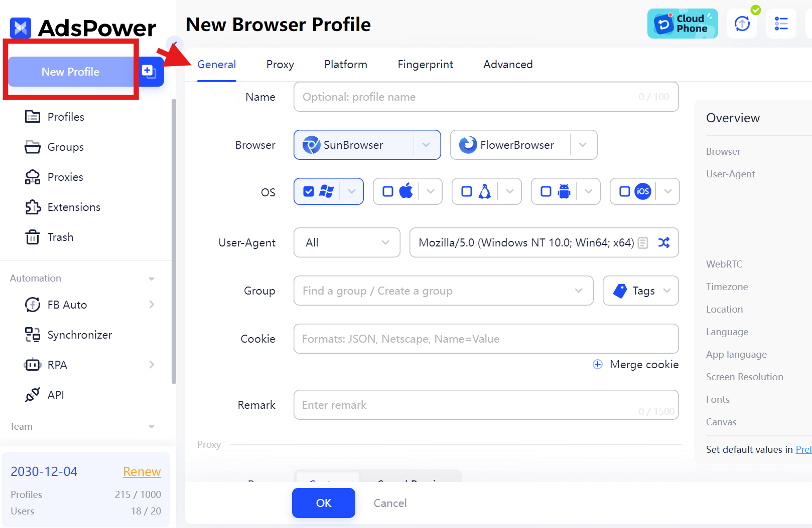 Multi-profile Support