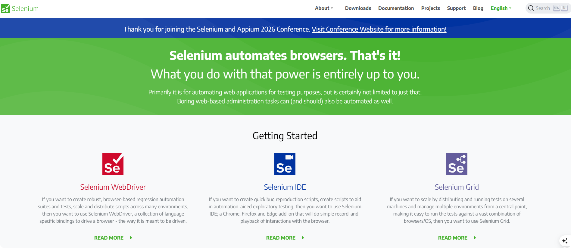 Selenium:经典网页自动化测试框架