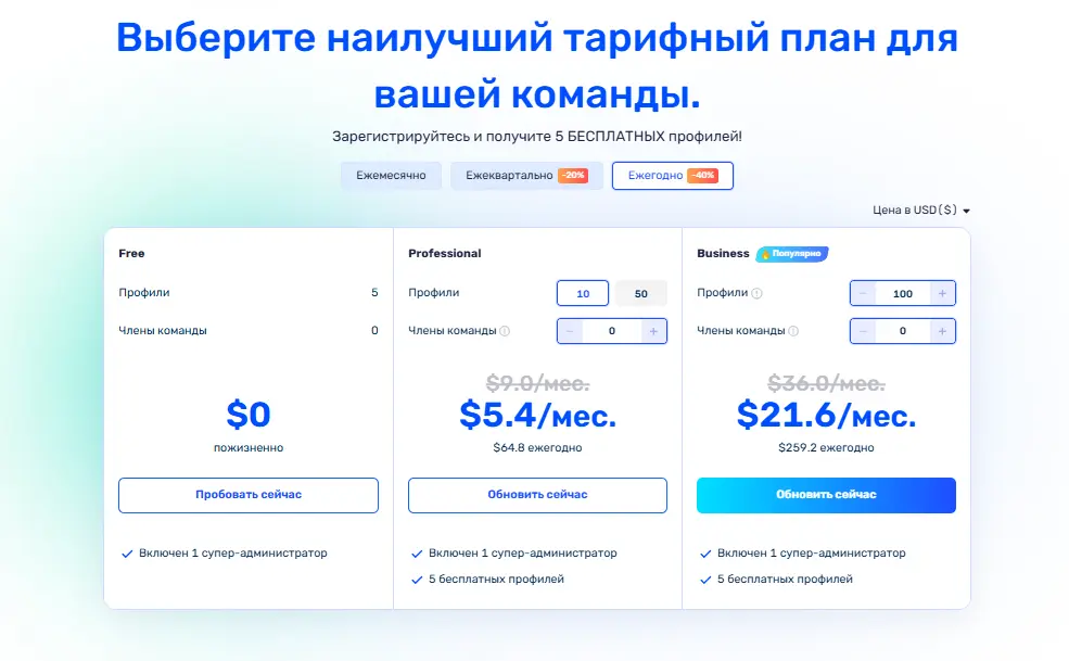 Цены AdsPower