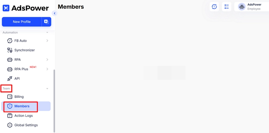 Share Facebook accounts with members