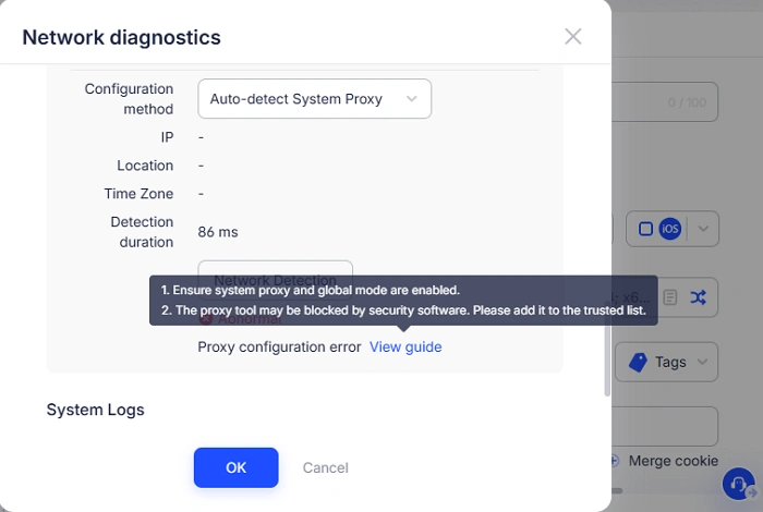Abnormal Proxy to Fix