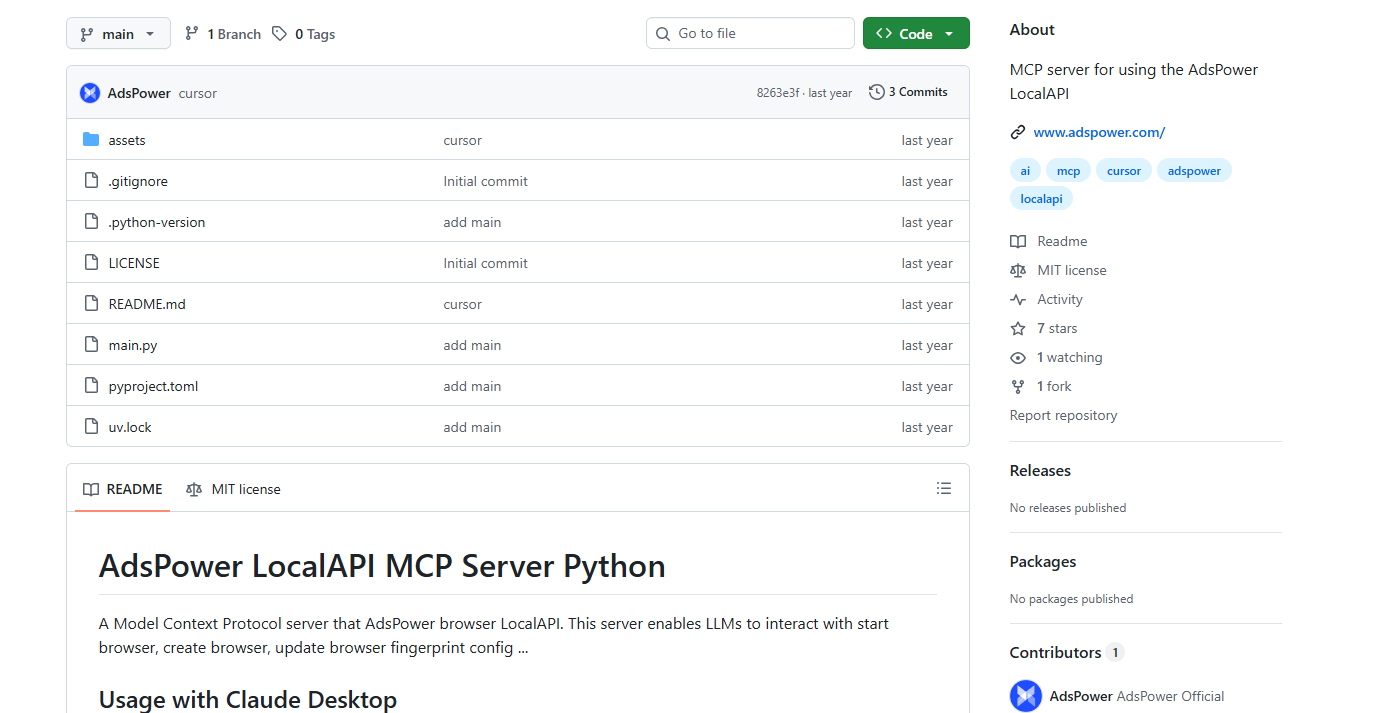 AdsPower/local-api-mcp-python