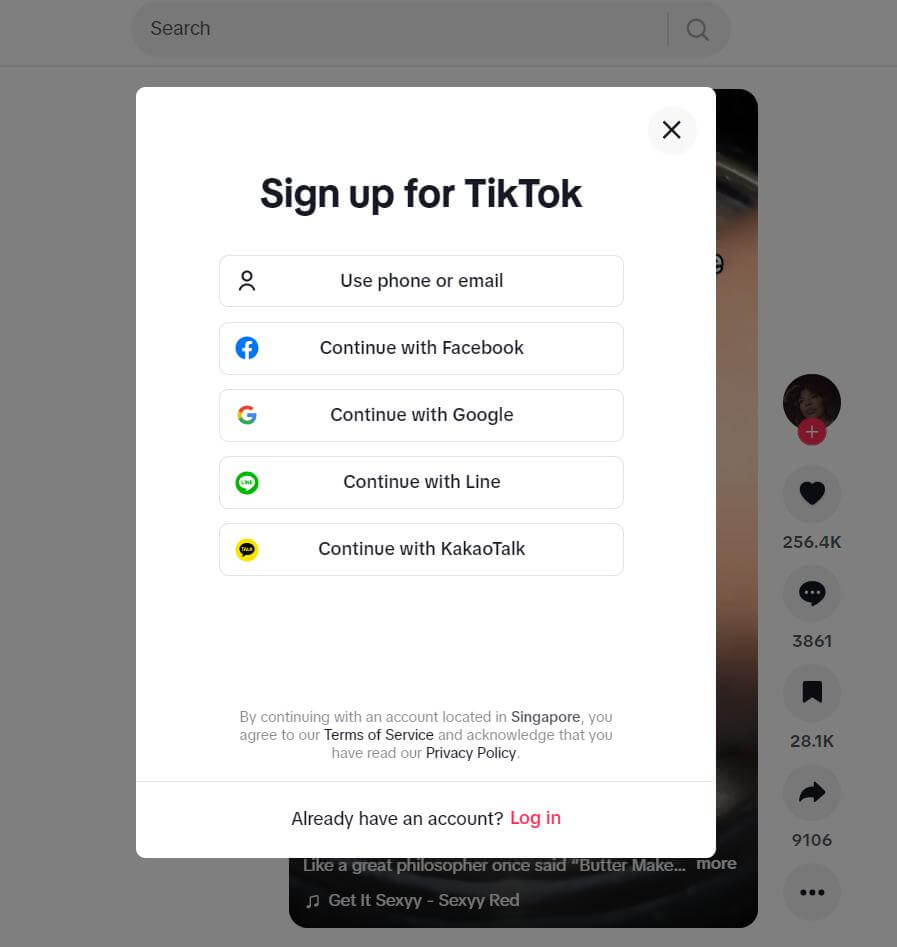 TikTok Registration Methods