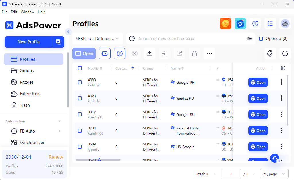 Track Online Presence