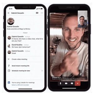 Use LinkedIn Video Calls