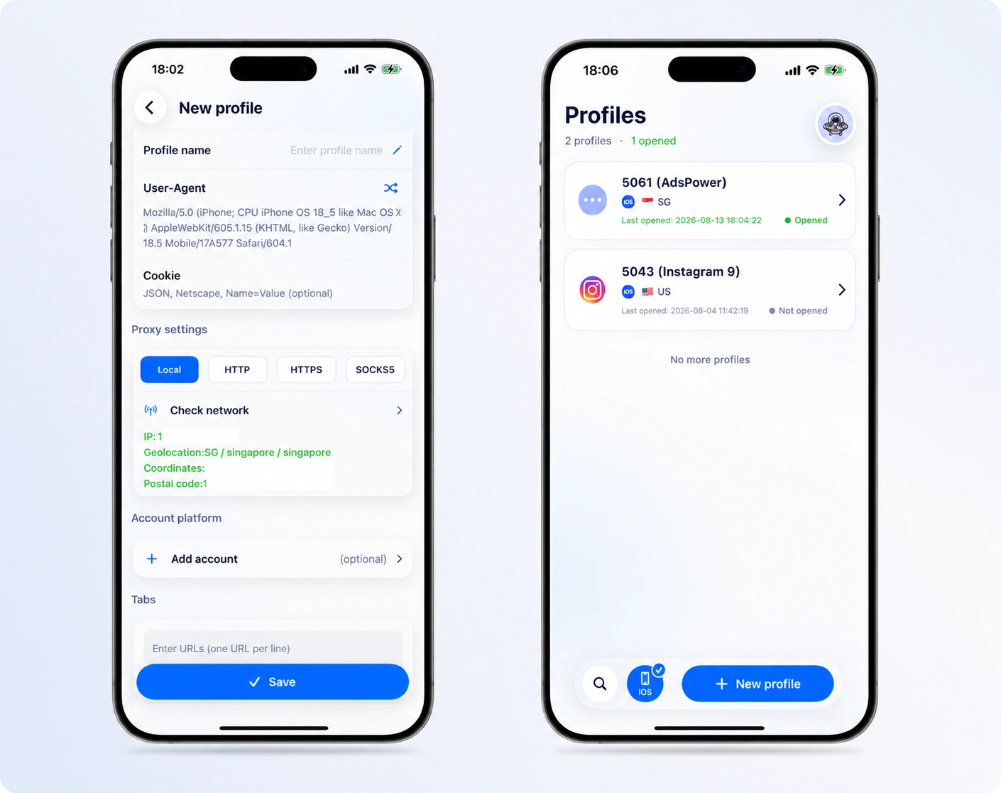 adspower browser ios app proxy