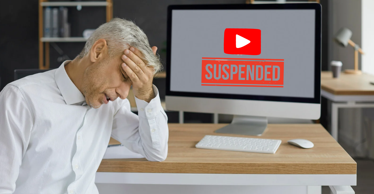 аккаунт на YouTube заблокирован