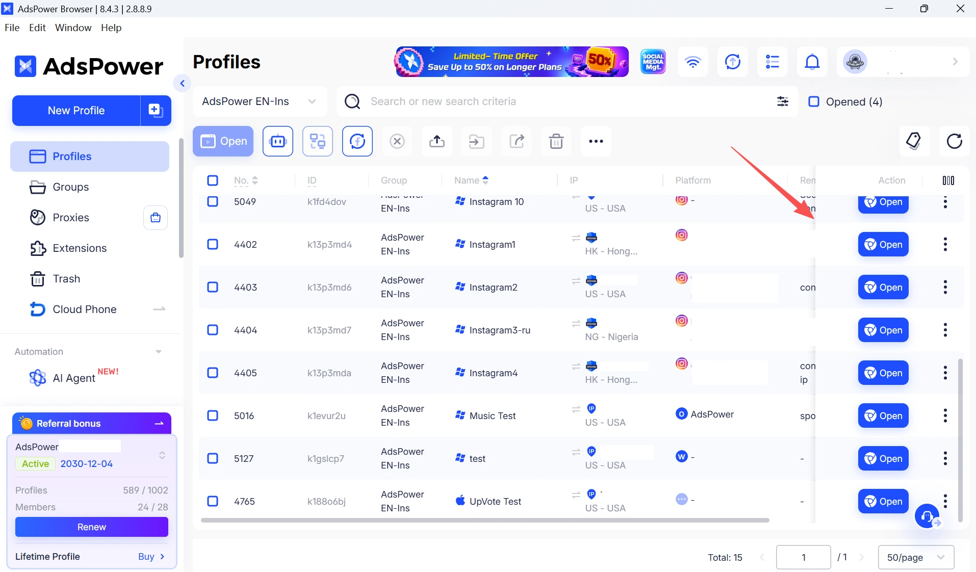 Manage Multiple Browser Profiles