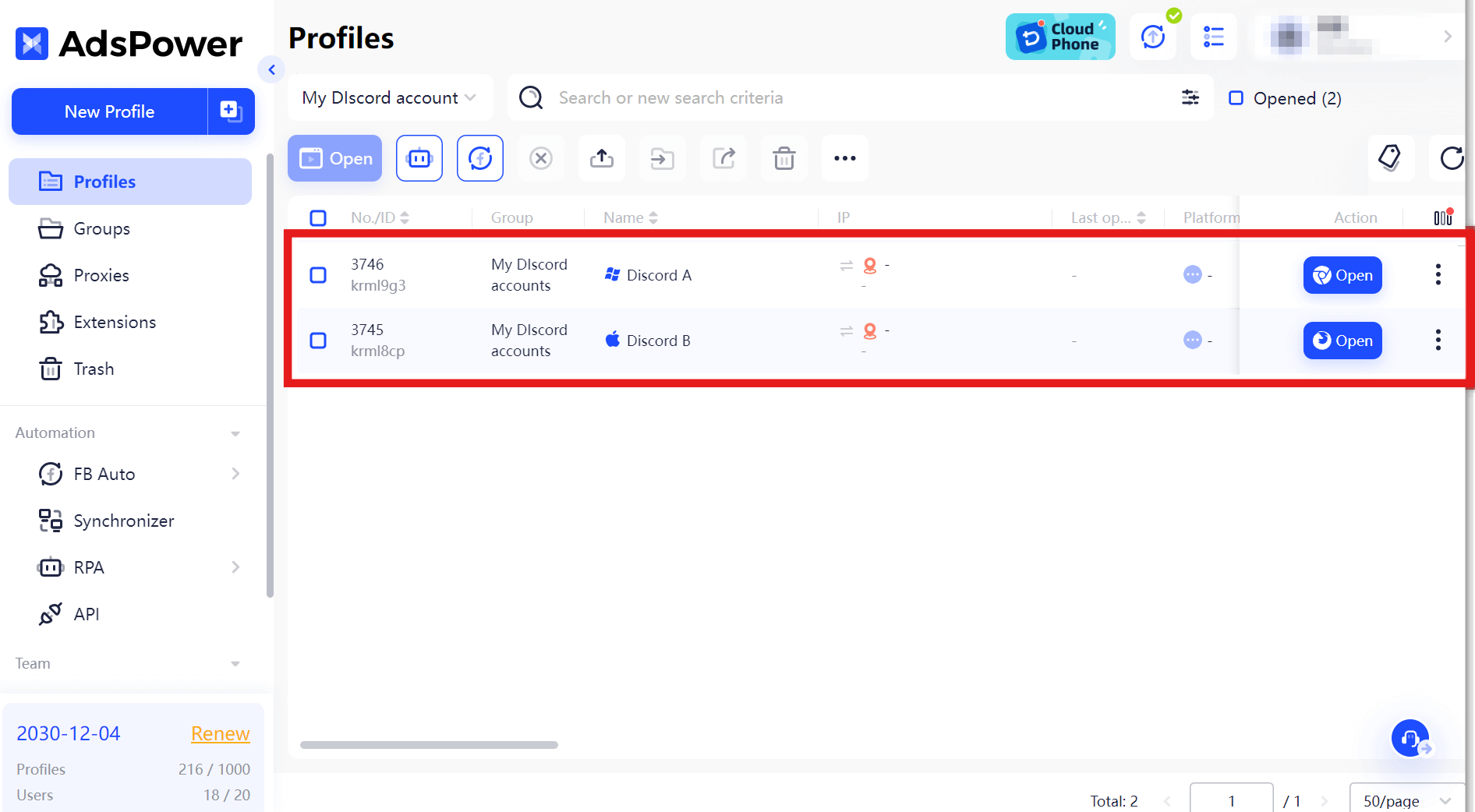 Multi-Account Management