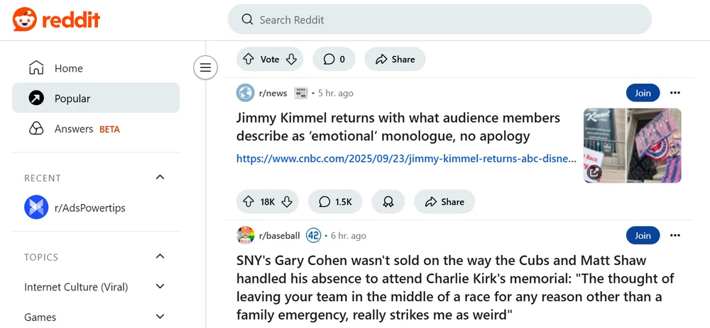 Reddit Browsing and Learn