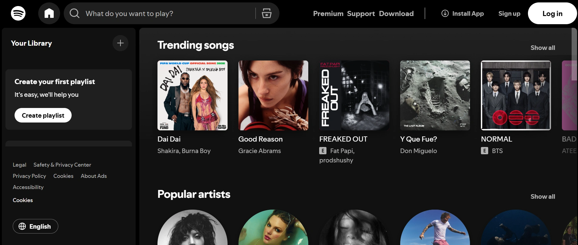 spotify-web-player-music-websites-unblocked
